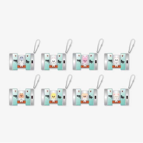 Stray Kids (PREORDER) [THIS & THAT] POP-UP MD] SKZOO CAPSULE ACRYLIC KEYRING