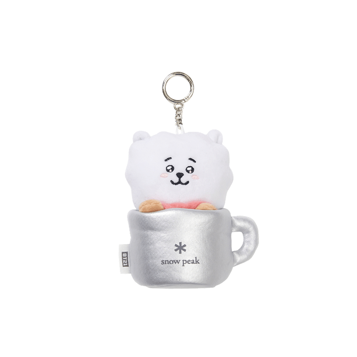 BTS - (PREORDER) PLUSH KEYRING  [BT21 Snowpeak]