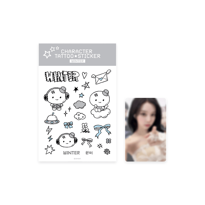 AESPA - (PRE-ORDER) [SYNK : aeXIS LINE] TATTOO STICKER SET