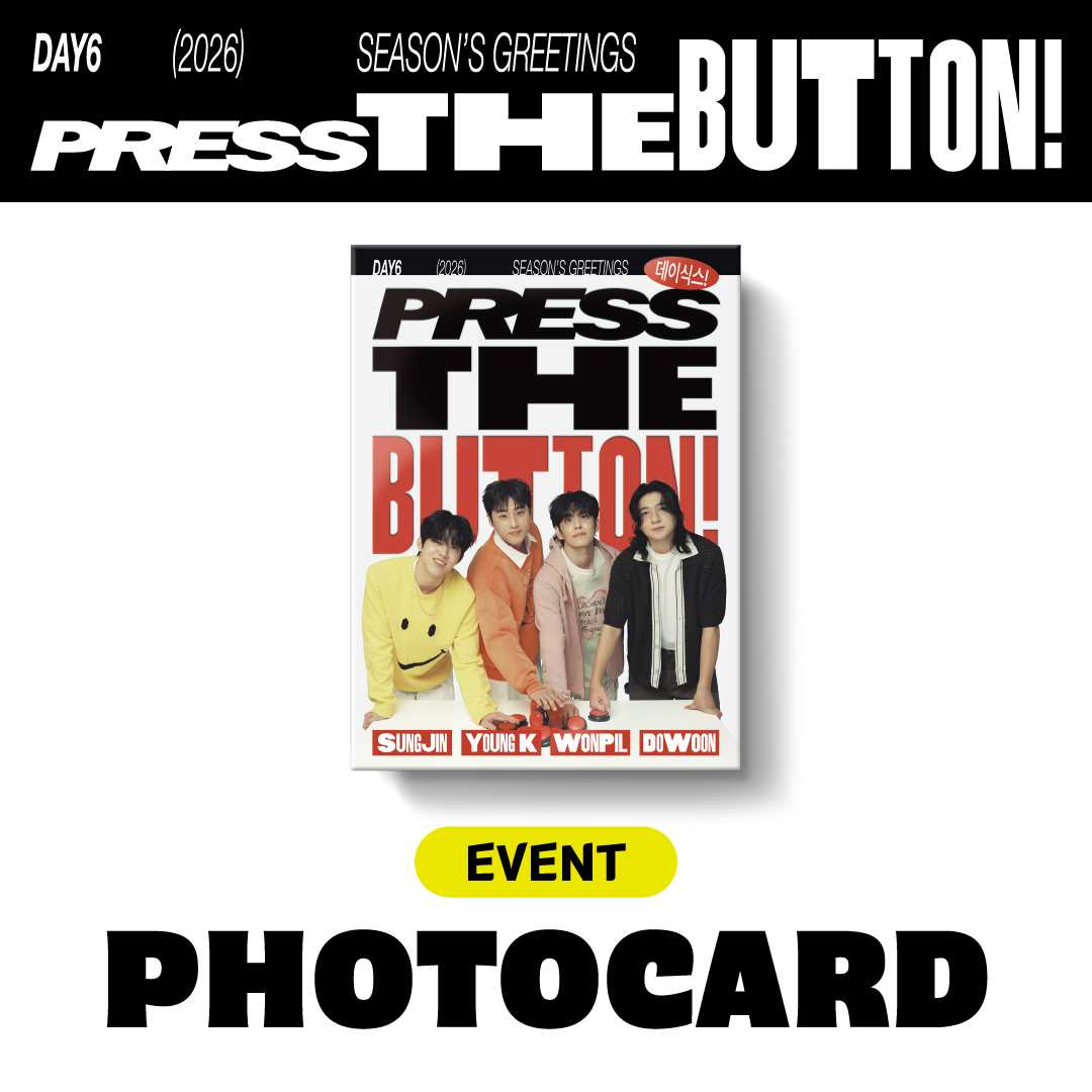 DAY6 - (PRE-ORDER)(CREATEJUMP POB) DAY6 2026 SEASON'S GREETINGS [PRESS THE BUTTON]