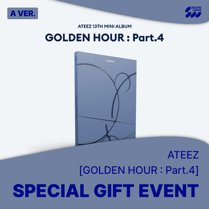 ATEEZ - (PREORDER)(SOUNDWAVE POB) 13TH MINI ALBUM [GOLDEN HOUR : Part.4]