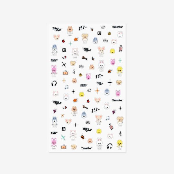 Stray Kids (PREORDER) [THIS & THAT] POP-UP MD] SKZOO MICRO STICKER