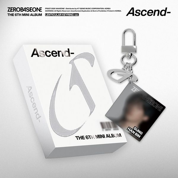 ZEROBASEONE - (PREORDER) The 6th Mini Album [Ascend-] LENTICULAR KEYRING Ver.