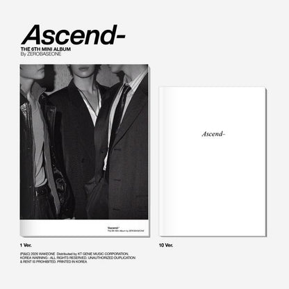 ZEROBASEONE - (PREORDER)(LUCKYDRAW EVENT) The 6th Mini Album [Ascend-] Photobook Ver.
