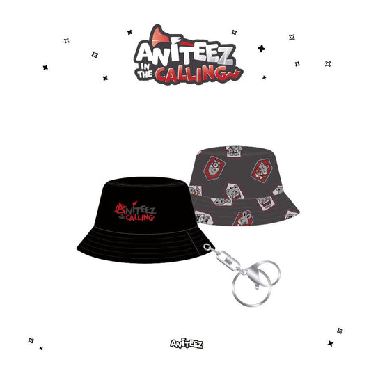 ATEEZ - (Soundwave POB)(Pre-order) [ANITEEZ IN THE CALLING] MD BUCKET HAT KEYCHAIN