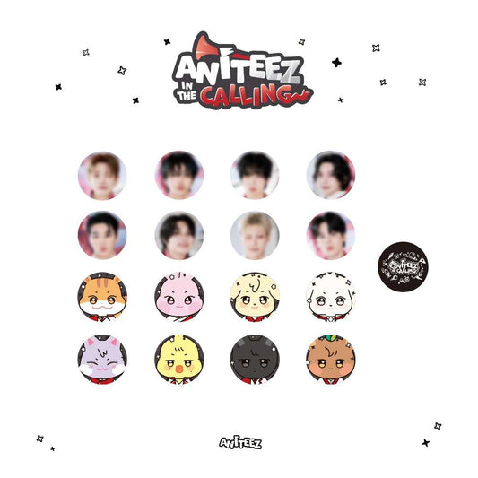 ATEEZ - (Soundwave POB)(Pre-order) [ANITEEZ IN THE CALLING] MD [RANDOM] CAN BADGE