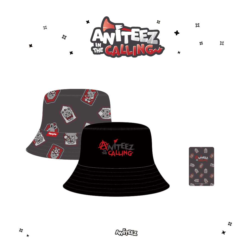 ATEEZ - (Soundwave POB)(Pre-order) [ANITEEZ IN THE CALLING] MD REVERSIBLE BUCKET HAT