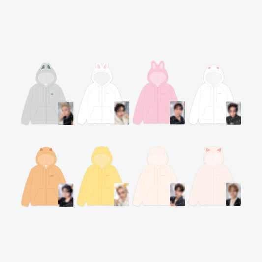 STRAY KIDS - (PREORDER) SKZOO FLEECE HOOD ZIP-UP [Stray Kids World Tour RUN IT SEOUL]