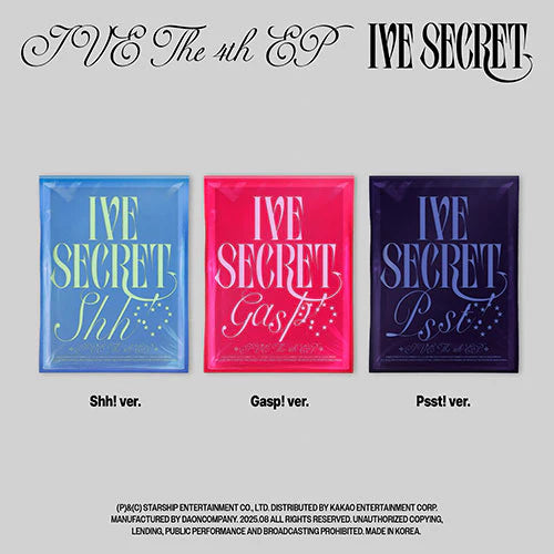 IVE - IVE SECRET [4th EP Album]