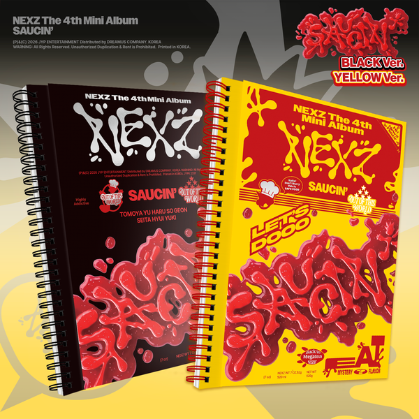 NEXZ - (PREORDER)(FANSSHOP POB) 4th Mini Album [SAUCIN']