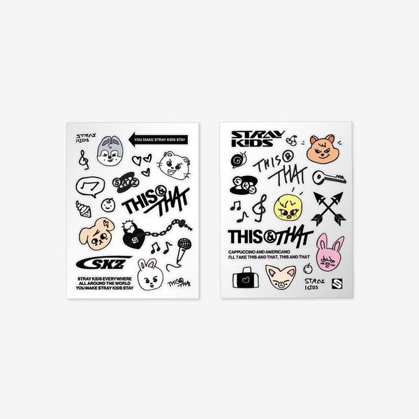 Stray Kids (PREORDER) [[THIS & THAT] POP-UP MD] TATTOO STICKER