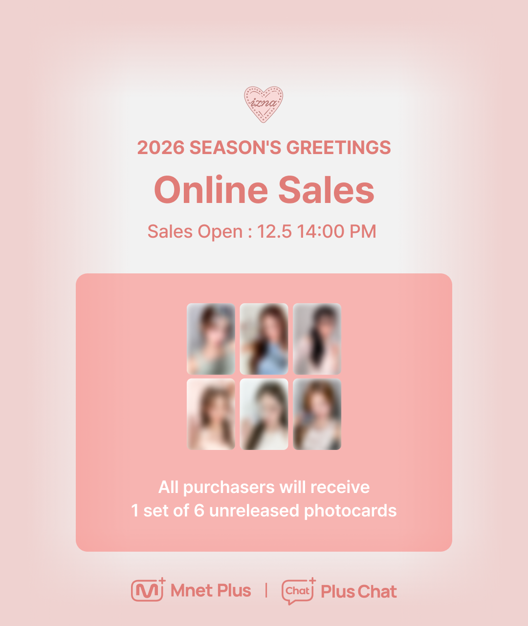 IZNA - (PREORDER) (POB) IZNA 2026 SEASON’S GREETINGS [365 Knots]