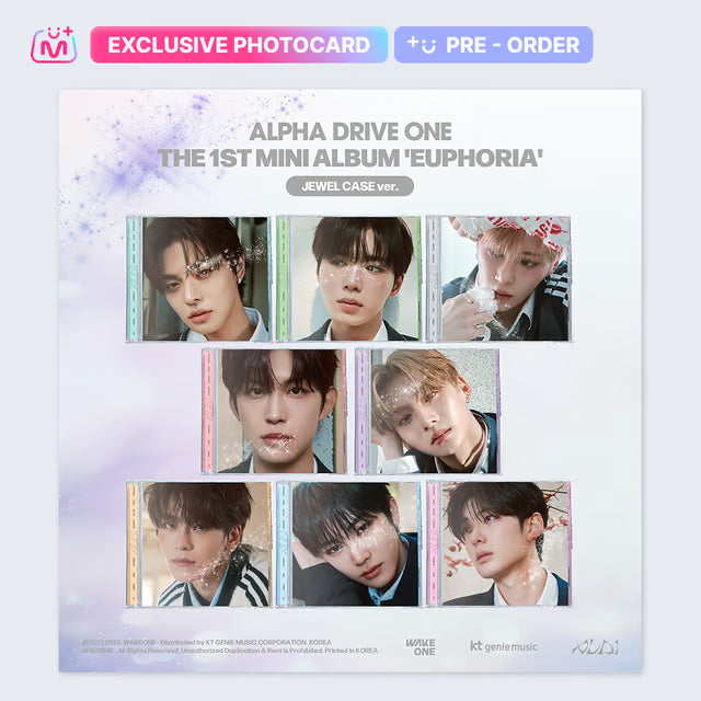 ALPHA DRIVE ONE - (PREORDER)(POB)1st Mini Album [EUPHORIA] (JEWEL CASE Ver.)
