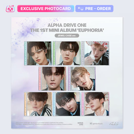 ALPHA DRIVE ONE - (PREORDER)(POB)1st Mini Album [EUPHORIA] (JEWEL CASE Ver.)