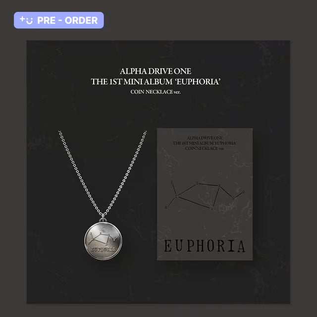 ALPHA DRIVE ONE - (PREORDER) (LIMITED EDITION) 1st Mini Album [EUPHORIA] (COIN NECKLACE ver.)