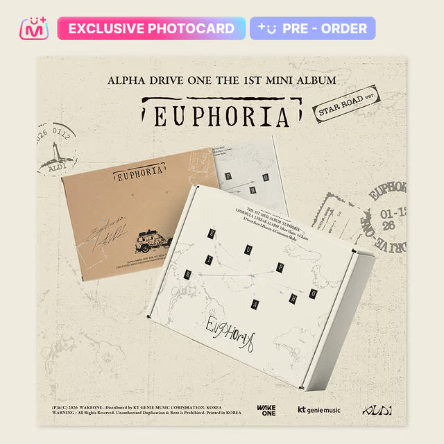 ALPHA DRIVE ONE - （PREORDER) 1st Mini Album [EUPHORIA] (STAR ROAD Ver.)