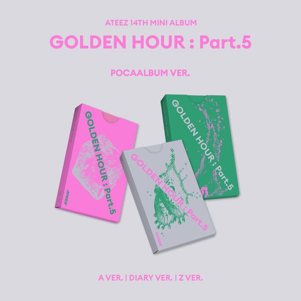 ATEEZ - (PREORDER) 14th Mini Album [GOLDEN HOUR : Part.5] (POCAALBUM)