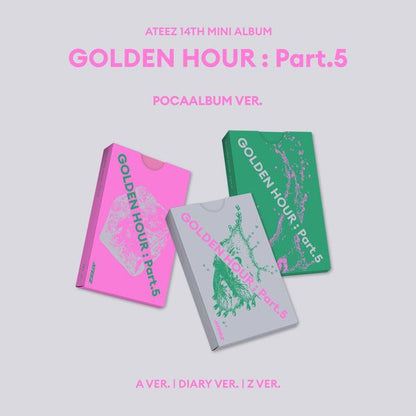 ATEEZ - (PREORDER) 14th Mini Album [GOLDEN HOUR : Part.5] (POCAALBUM)
