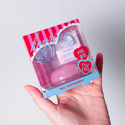 Fwee - [Limited Edition] Lip & Cheek Glossy Jelly Pot + Keyring Gift Set