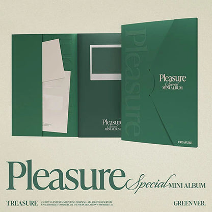 TREASURE - PLEASURE / SPECIAL MINI ALBUM ( YELLOW/GREEN Ver. )