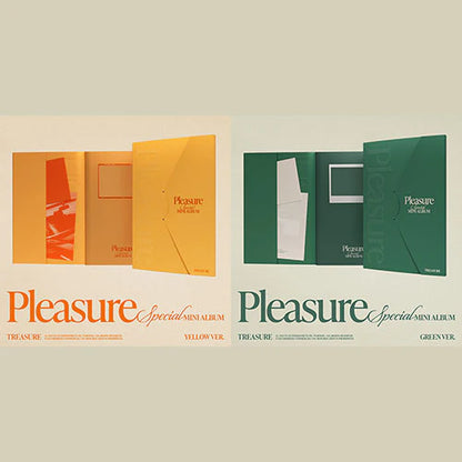 TREASURE - PLEASURE / SPECIAL MINI ALBUM ( YELLOW/GREEN Ver. )