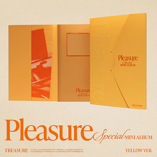 TREASURE - PLEASURE / SPECIAL MINI ALBUM ( YELLOW/GREEN Ver. )