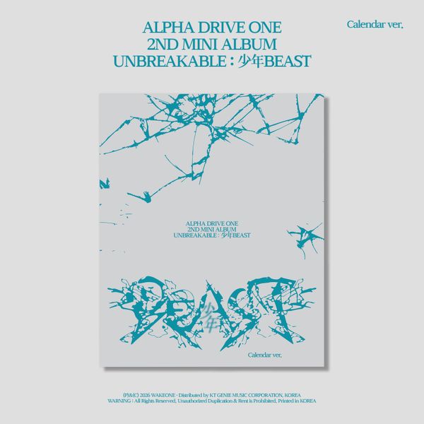 ALPHA DRIVE ONE -(PREORDER) 2nd Mini Album [UNBREAKABLE : 少年BEAST] (Calendar Ver.)