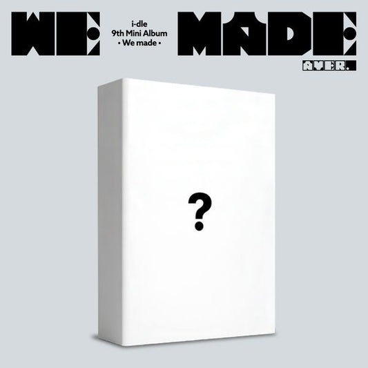 i-dle - (PREORDER)(WEVERSE POB) 9th Mini Album [We made] (A Ver.)