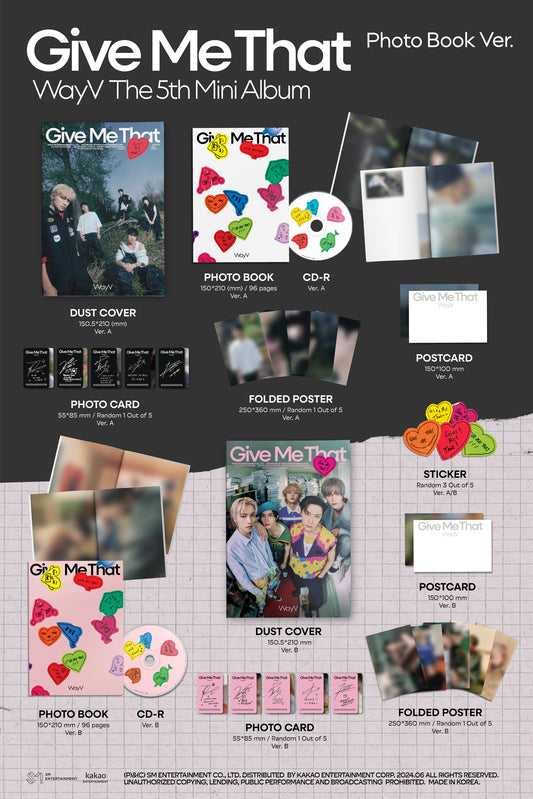 WayV - Give Me That / 5th Mini Album (Photobook)