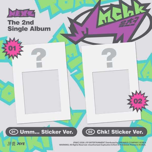 NEXZ - (PREORDER) (FANSSHOP POB) 2nd Single Album [Mmchk] (Sticker Ver.)