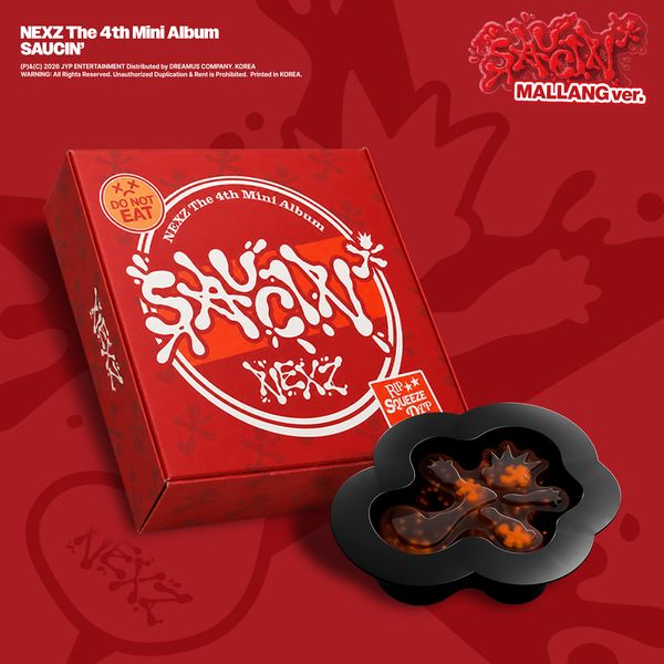 NEXZ - (PREORDER)(FANSSHOP POB) 4th Mini Album [SAUCIN'] (MALLANG Ver.)
