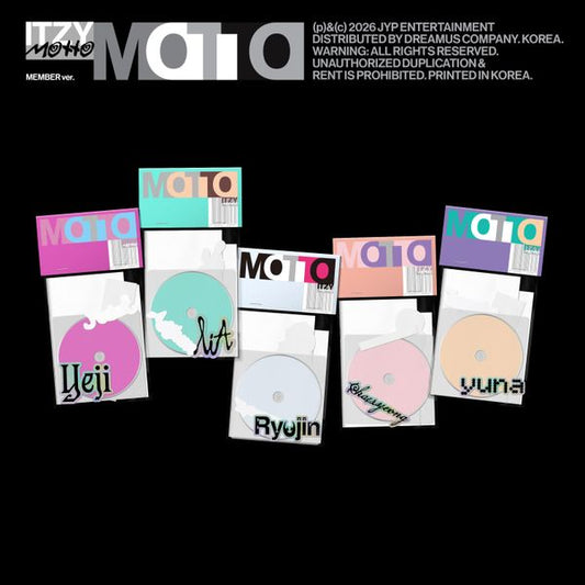 ITZY - (PREORDER)(FANSSHOP POB) ITZY Motto (MEMBER Ver.)