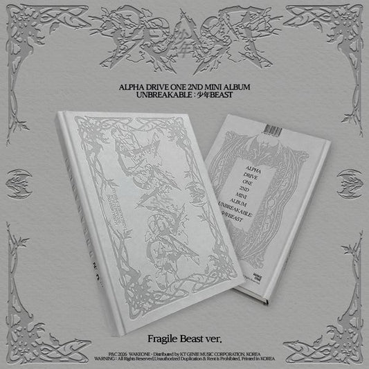 ALPHA DRIVE ONE - (PREORDER) 2nd Mini Album [UNBREAKABLE : 少年BEAST] (Fragile Beast Ver.)